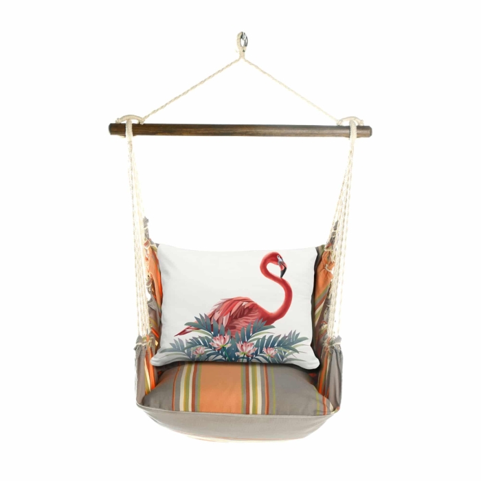 Swing Set 4 piece - Serene Sunset w/ Vivid Flamingo Pink <br>(Item # sws-sun-gd2501) - Image 3