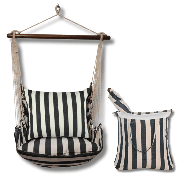Swing Set 4 piece - True Black Stripe w/ True Black Stripe <br>(Item # tb258-sp) - Image 2