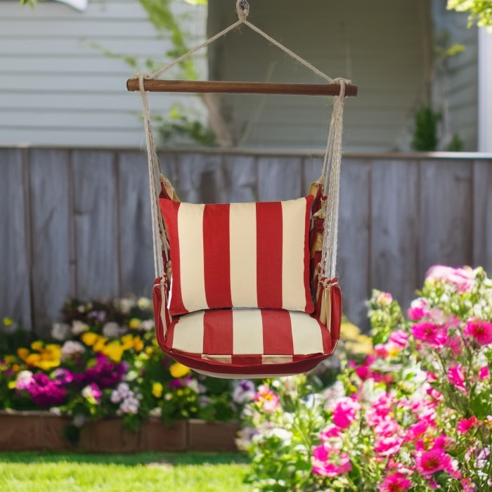 Swing Set 4 piece - Americana Stripe w/ Americana Stripe <br>(Item # am064-sp)