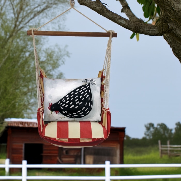 Swing Set 4 piece - Americana Stripe w/ Good Chick <br>(Item # right) <br>(Item # amll401-sp)
