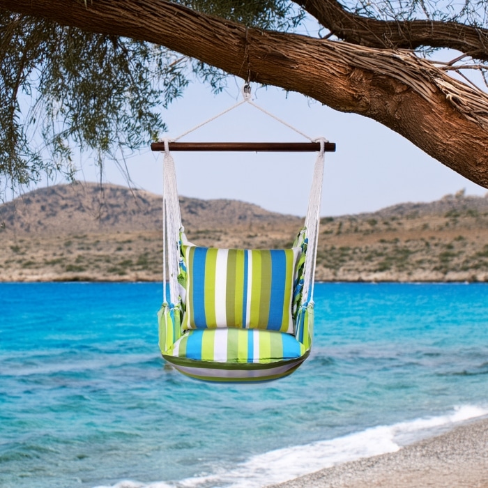 Swing Set 4 piece - Beach Boulevard Stripe w/ Beach Boulevard Stripe <br>(Item # bb204-sp)