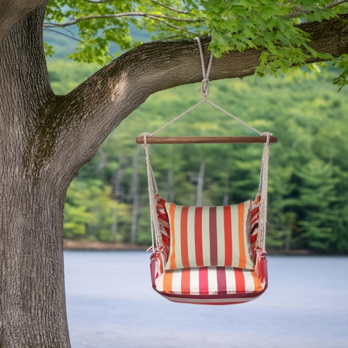 Swing Set 4 piece - Cristina Stripe w/ Cristina Stripe <br>(Item # cr250-sp)