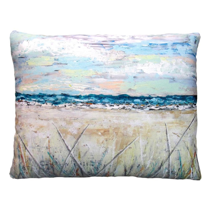 Outdoor Pillow Coastal Landscape 2 19x24 <br>(Item # ls202hp) - Image 2