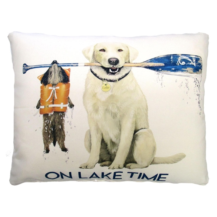 Outdoor Pillow Lake Time 19x24 <br>(Item # mlt302hp) - Image 2