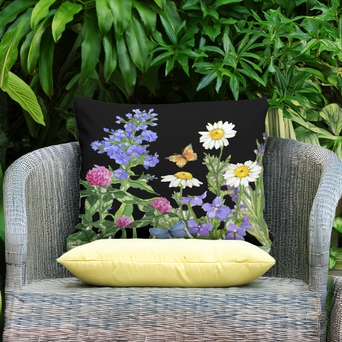 Outdoor Pillow Garden Meadow 2 13x18 <br>(Item # ppw-sr210)