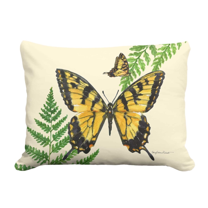Outdoor Pillow Beautiful Butterfly 13x18 <br>(Item # ppw-sr402) - Image 2