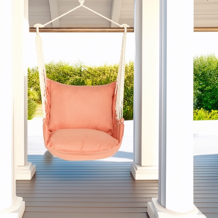 Swing Set 4 piece - Living Coral w/ Living Coral <br>(Item # sws-lc-lc)