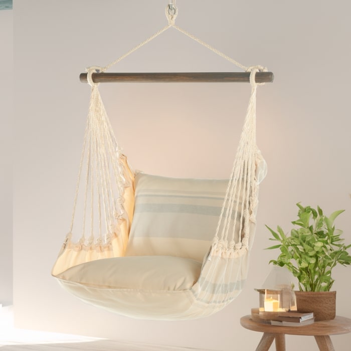 Swing Set 4 piece - Magnolia Stripe w/ Magnolia Stripe <br>(Item # sws-ms-ms)