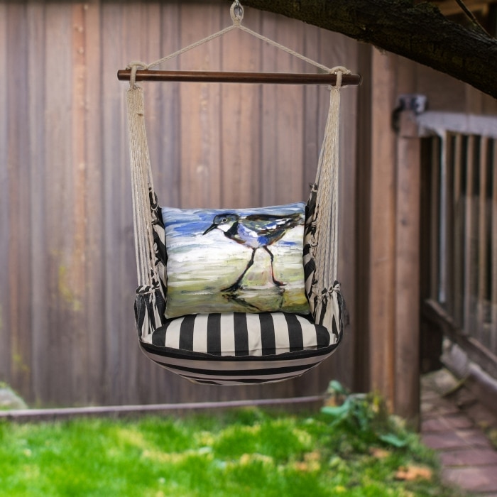Swing Set 4 piece - True Black Stripe w/ Sandpiper <br>(Item # tbsw402-sp)